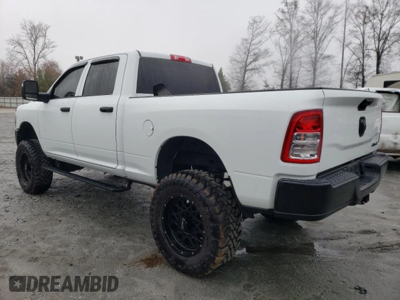 2024 Ram 2500 Tradesman with VIN 3C6UR5CJ8RG169028, listed as a Copart auction lot 84637464 with 10,857 mi miles and Salvage Title. Bid and sale history available at carsss.com. Image 2.