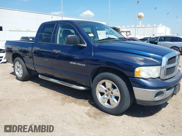 2005 Dodge 1500 SLT with VIN 1D7HA18N95S277995, listed as a IAAI auction lot 41841508 with 212,109 mi miles. Bid and sale history available at carsss.com. Image 1.