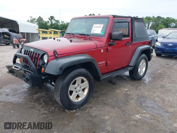 2012 Jeep Wrangler Sport with VIN 1C4AJWAG3CL197295, listed as a IAAI auction lot 42349118 with 117,381 mi miles and . Bid and sale history available at DreamBid. Image 17.