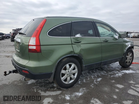 2008 Honda CR-V EX with VIN JHLRE48558C072146, listed as a Copart auction lot 45788765 with 215,014 mi miles and Salvage Title. Bid and sale history available at DreamBid. Image 3.