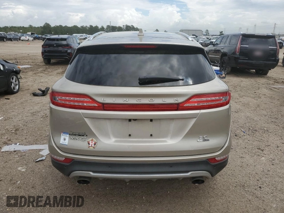 2015 Lincoln MKC with VIN 5LMCJ1A95FUJ42853, listed as a Copart auction lot 50466055 with 39,908 mi miles and Salvage Title. Bid and sale history available at DreamBid. Image 6.