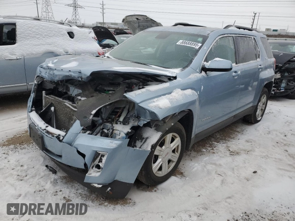 2014 GMC Terrain SLE with VIN 2GKFLWE35E6312406, listed as a Copart auction lot 88688895 with 169,335 mi miles and Salvage title. Bid and sale history available at DreamBid. Image 1.