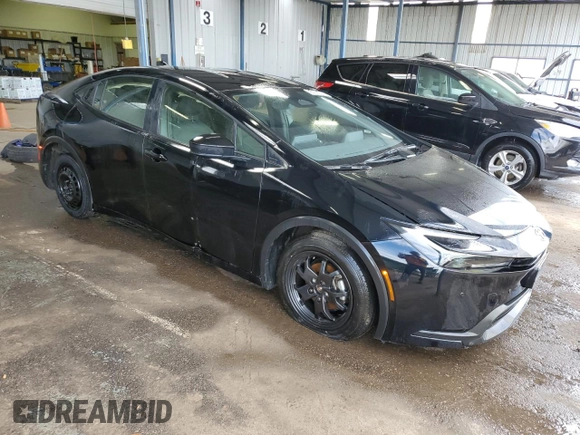 2024 Toyota Prius LE with VIN JTDACAAU9R3019466, listed as a Copart auction lot 51635485 with 28,188 mi miles and Salvage Title. Bid and sale history available at carsss.com. Image 4.