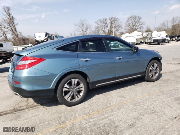2013 Honda Crosstour EX-L with VIN 5J6TF2H58DL005971, listed as a Copart auction lot 48546455 with 105,444 mi miles and Salvage Title. Bid and sale history available at carsss.com. Image 3.