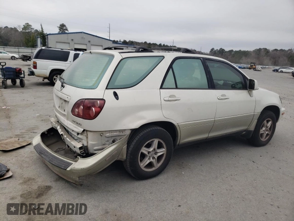 2000 Lexus RX 300 z VIN JT6GF10U3Y0062761, wystawiony jako Copart lot #44602235 z przebiegiem 234 749 mil mil oraz Szkoda całkowita • Salvage title. Historia ofert i sprzedaży dostępna na DreamBid. Obrazek 3.