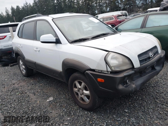 2005 Hyundai Tucson GLS with VIN KM8JN72D75U060416, listed as a IAAI auction lot 41212714 with 173,421 mi miles. Bid and sale history available at carsss.com. Image 1.