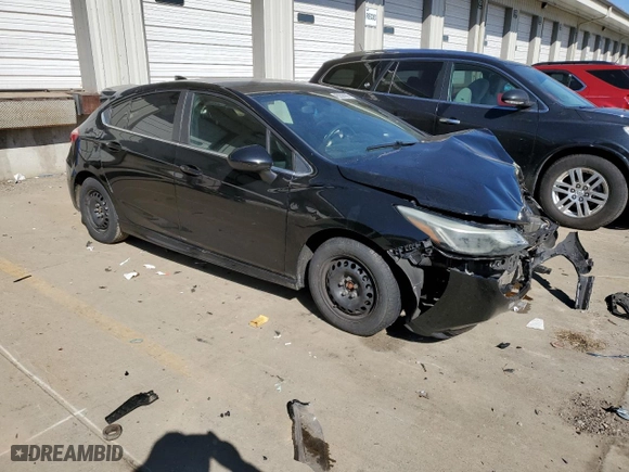 2017 Chevrolet Cruze LT with VIN 3G1BE6SM2HS506942, listed as a Copart auction lot 45208445 with 0 mi miles and Salvage Title. Bid and sale history available at carsss.com. Image 4.