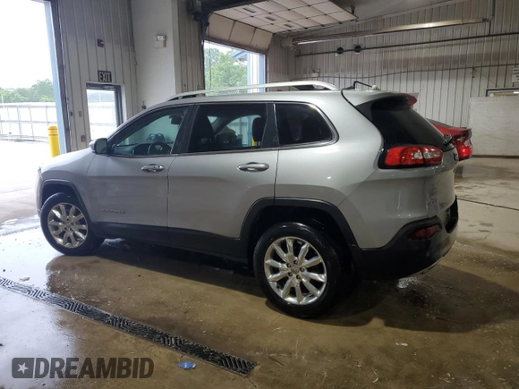 2016 Jeep Cherokee Limited with VIN 1C4PJMDB6GW162558, listed as a Copart auction lot 62741085 with 124,073 mi miles and Salvage title. Bid and sale history available at DreamBid. Image 2.