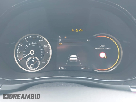 2022 Genesis GV70 Sport with VIN KMUMCDTC6NU028274, listed as a IAAI auction lot 41613720 with 46,522 mi miles and . Bid and sale history available at DreamBid. Image 7.