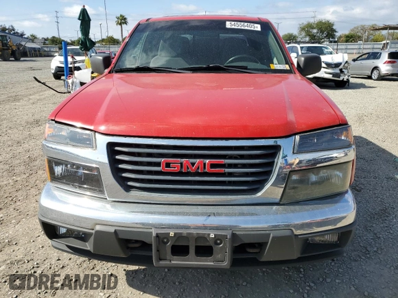 2006 GMC Canyon SLE2 with VIN 1GTDS136868144116, listed as a Copart auction lot 54556405 with 97,576 mi miles and Salvage Title. Bid and sale history available at carsss.com. Image 5.
