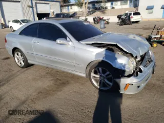 2008 Mercedes-Benz CLK 350 with VIN WDBTJ56H48F237022, listed as a Copart auction lot 73179984 with 115,737 mi miles and Salvage Title. Bid and sale history available at DreamBid. Image 4.