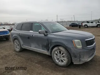 2022 Kia Telluride LX with VIN 5XYP24HC6NG222977, listed as a Copart auction lot 49654395 with 101,853 mi miles and Salvage title. Bid and sale history available at DreamBid. Image 4.