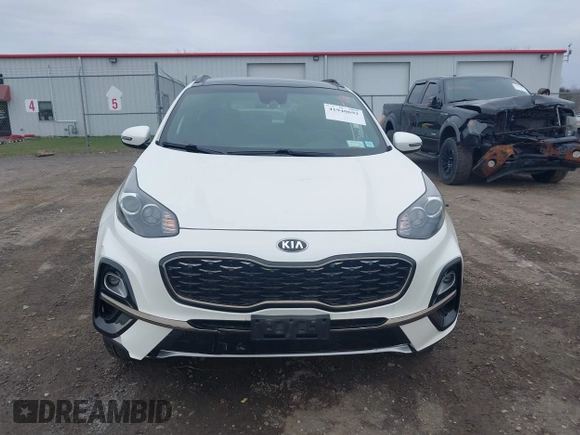 2020 Kia Sportage S with VIN KNDP6CAC0L7833915, listed as a IAAI auction lot 41940692 with 55,005 mi miles. Bid and sale history available at carsss.com. Image 12.