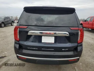 2023 GMC Yukon SLT with VIN 1GKS2BKDXPR508789, listed as a Copart auction lot 81133374 with 6,560 mi miles and Salvage Title. Bid and sale history available at carsss.com. Image 6.
