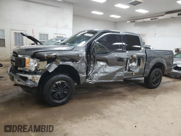 2018 Ford F-150 XL with VIN 1FTEW1E56JFD53534, listed as a Copart auction lot 53043895 with 182,396 mi miles and Clean title. Bid and sale history available at DreamBid. Image 1.