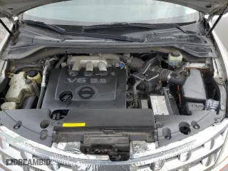 2005 Nissan Murano S with VIN JN8AZ08W65W417540, listed as a Copart auction lot 47296055 with 209,957 mi miles and Salvage Title. Bid and sale history available at carsss.com. Image 12.