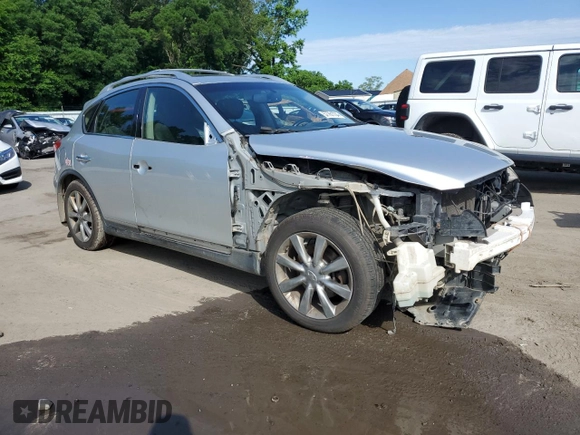 2008 Infiniti EX Journey with VIN JNKAJ09F78M360605, listed as a Copart auction lot 69928044 with 212,369 mi miles and Salvage Title. Bid and sale history available at DreamBid. Image 4.