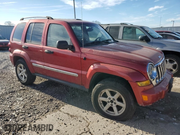 2005 Jeep Liberty Limited z VIN 1J8GL58K05W644703, wystawiony jako Copart lot #81973854 z przebiegiem Nie podano mil oraz Nie do naprawy • Non repairable. Historia ofert i sprzedaży dostępna na DreamBid. Obrazek 4.