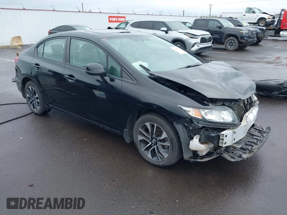 2013 Honda Civic EX with VIN 19XFB2F89DE224703, listed as a IAAI auction lot 41969930 with 109,009 mi miles and . Bid and sale history available at DreamBid. Image 1.