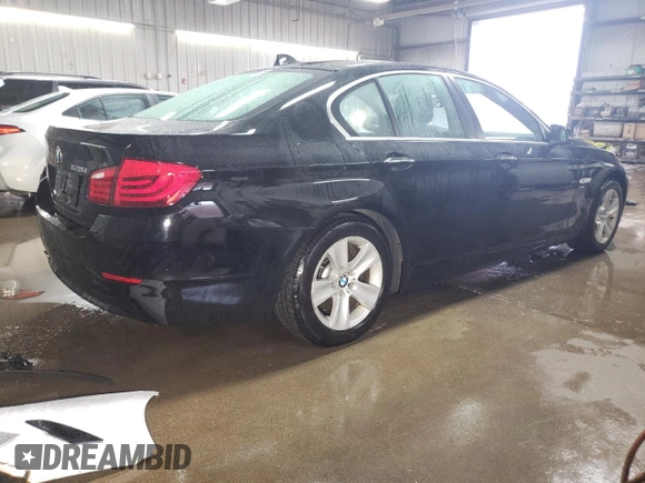 2012 BMW 5 Series 528i xDrive with VIN WBAXH5C53CDW11632, listed as a Copart auction lot 51241795 with 80,037 mi miles and Salvage Title. Bid and sale history available at carsss.com. Image 3.