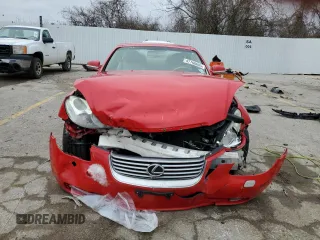 2003 Lexus SC with VIN JTHFN48Y130043858, listed as a Copart auction lot 47760605 with 139,806 mi miles and Salvage Title. Bid and sale history available at carsss.com. Image 5.
