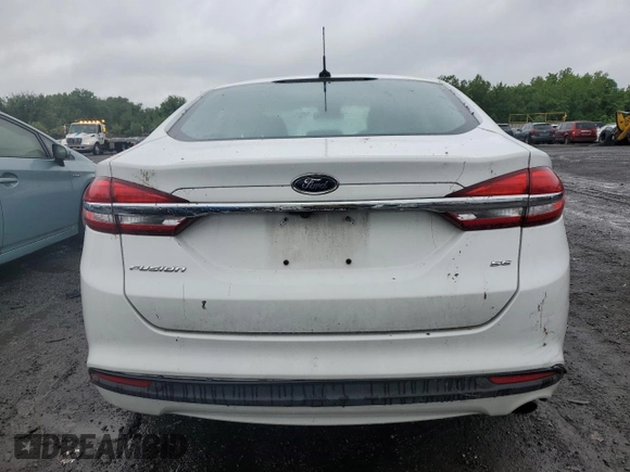 2017 Ford Fusion SE with VIN 3FA6P0H72HR169655, listed as a Copart auction lot 61218355 with 100,253 mi miles and Salvage title. Bid and sale history available at DreamBid. Image 6.