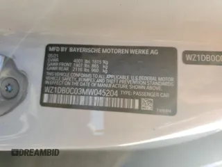 2021 Toyota GR Supra 3.0 with VIN WZ1DB0C03MW045204, listed as a Copart auction lot 71127244 with 0 mi miles and Salvage Title. Bid and sale history available at carsss.com. Image 13.