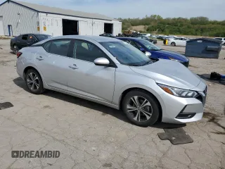 2023 Nissan Sentra SV z VIN 3N1AB8CV9PY278371, wystawiony jako Copart lot #56015105 z przebiegiem 57 421 mil mil oraz Szkoda całkowita • Salvage title. Historia ofert i sprzedaży dostępna na DreamBid. Obrazek 4.
