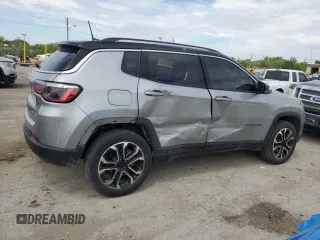 2022 Jeep Compass High Altitude z VIN 3C4NJDCBXNT107378, wystawiony jako Copart lot #56482955 z przebiegiem 23 811 mil mil oraz Szkoda całkowita • Salvage title. Historia ofert i sprzedaży dostępna na DreamBid. Obrazek 3.