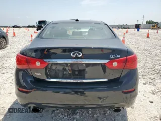 2015 Infiniti Q50 z VIN JN1BV7AR4FM423894, wystawiony jako Copart lot #57297595 z przebiegiem 82 593 mil mil oraz Szkoda całkowita • Salvage title. Historia ofert i sprzedaży dostępna na DreamBid. Obrazek 6.