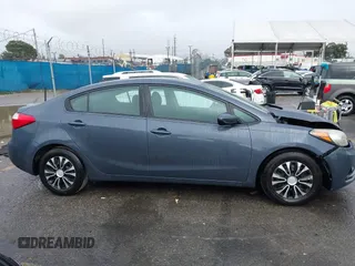 2016 Kia Forte LX with VIN KNAFK4A66G5564020, listed as a IAAI auction lot 41816809 with 106,150 mi miles. Bid and sale history available at carsss.com. Image 13.