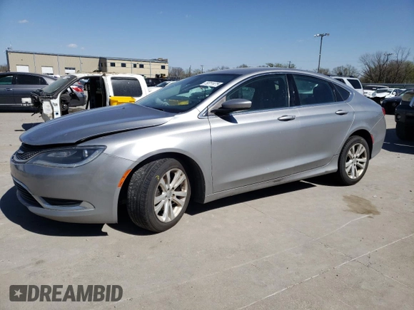2016 Chrysler 200 Limited with VIN 1C3CCCAB0GN133736, listed as a Copart auction lot 49311475 with 203,565 mi miles and Salvage Title. Bid and sale history available at carsss.com. Image 1.