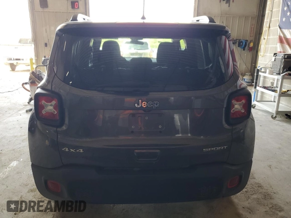 2019 Jeep Renegade Upland z VIN ZACNJBAB6KPK00521, wystawiony jako Copart lot #54684065 z przebiegiem 75 095 mil mil oraz Szkoda całkowita • Salvage title. Historia ofert i sprzedaży dostępna na DreamBid. Obrazek 6.