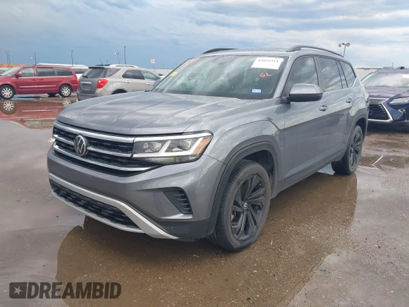 2022 Volkswagen Atlas SE z VIN 1V2JR2CA4NC529787, wystawiony jako IAAI lot #42051211 z przebiegiem 55 787 mil mil oraz . Historia ofert i sprzedaży dostępna na DreamBid. Obrazek 17.