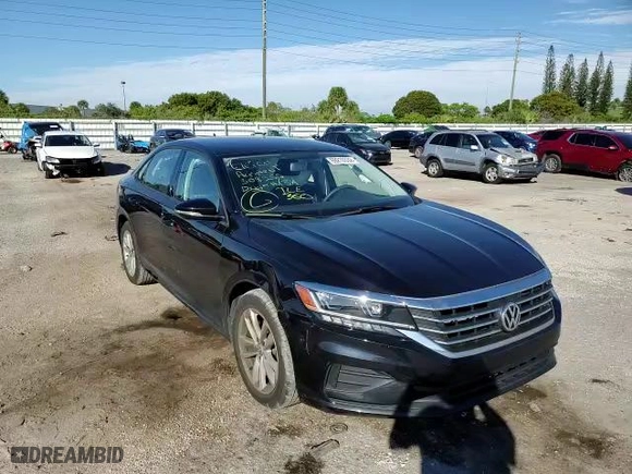 2020 Volkswagen Passat 2.0T S with VIN 1VWAA7A31LC021233, listed as a Copart auction lot 69210332 with 18,492 mi miles. Bid and sale history available at carsss.com. Image 11.