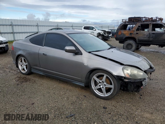 2005 Acura RSX with VIN JH4DC53885S004864, listed as a Copart auction lot 85570734 with 237,380 mi miles and Salvage title. Bid and sale history available at DreamBid. Image 4.