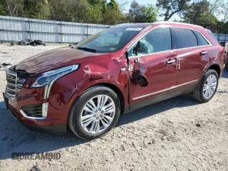 2017 Cadillac XT5 Premium Luxury FWD with VIN 1GYKNCRS4HZ118585, listed as a Copart auction lot 53738845 with 50,638 mi miles and Salvage Title. Bid and sale history available at DreamBid. Image 1.
