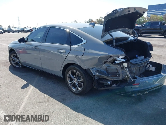 2024 Honda Accord EX-L with VIN 1HGCY2F63RA022208, listed as a IAAI auction lot 41990361 with 56,296 mi miles and . Bid and sale history available at DreamBid. Image 3.