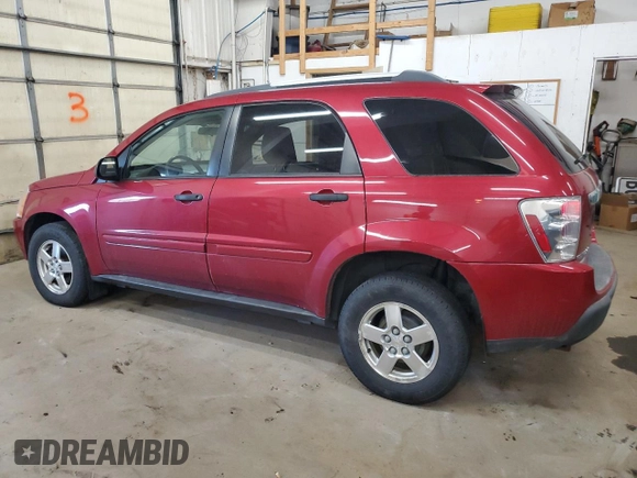 2005 Chevrolet Equinox LS with VIN 2CNDL23F756168474, listed as a Copart auction lot 49391535 with 72,288 mi miles and Salvage Title. Bid and sale history available at carsss.com. Image 2.
