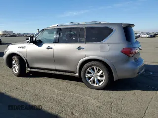 2011 Infiniti QX56 7-passenger with VIN JN8AZ2NE7B9004916, listed as a Copart auction lot 77774294 with 157,623 mi miles and Salvage Title. Bid and sale history available at carsss.com. Image 2.