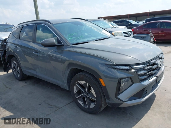 2025 Hyundai Tucson SEL with VIN 5NMJBCDE2SH481460, listed as a IAAI auction lot 42168976 with 12,330 mi miles. Bid and sale history available at carsss.com. Image 1.