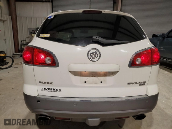 2010 Buick Enclave CXL w/1XL with VIN 5GALRBED3AJ142334, listed as a Copart auction lot 47232215 with 152,073 mi miles and Salvage Title. Bid and sale history available at carsss.com. Image 6.