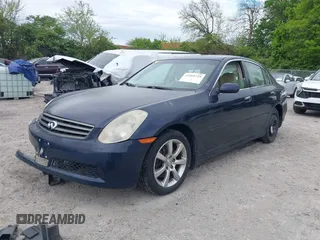 2006 Infiniti G35 with VIN JNKCV51F86M617631, listed as a IAAI auction lot 42204725 with Not Provided miles and . Bid and sale history available at DreamBid. Image 2.