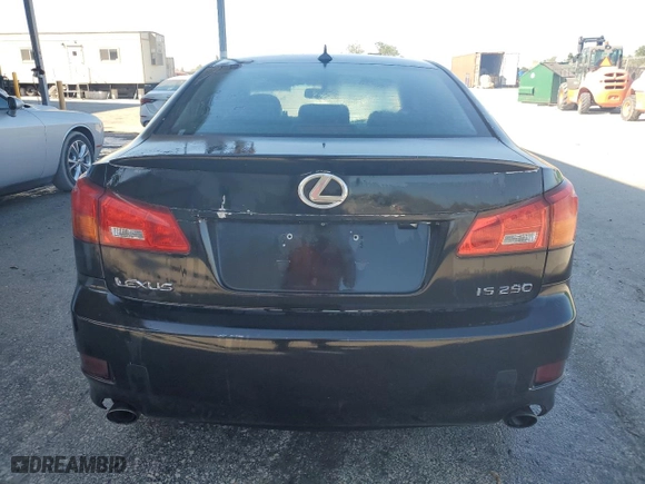 2008 Lexus IS 250 with VIN JTHBK262585061610, listed as a Copart auction lot 49828135 with 192,898 mi miles and Clean Title. Bid and sale history available at carsss.com. Image 6.