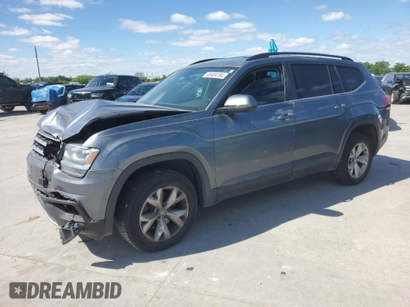 2020 Volkswagen Atlas SE with VIN 1V2DP2CA8LC500101, listed as a Copart auction lot 48404194 with 58,287 mi miles and . Bid and sale history available at DreamBid. Image 1.