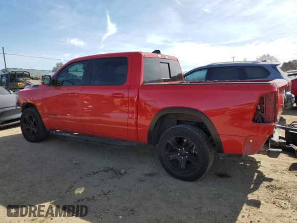2020 Ram 1500 Big Horn with VIN 1C6SRFFT4LN326031, listed as a Copart auction lot 46547215 with 144,151 mi miles and Salvage Title. Bid and sale history available at carsss.com. Image 2.