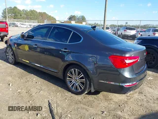 2015 Kia Cadenza Premium with VIN KNALN4D73F5180273, listed as a IAAI auction lot 41222537 with 127,348 mi miles. Bid and sale history available at carsss.com. Image 3.