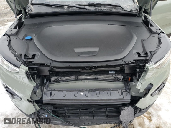 2024 Volvo C40 with VIN YV4ER3GM9R2104619, listed as a Copart auction lot 45505295 with Not Provided miles and Salvage Title. Bid and sale history available at DreamBid. Image 12.
