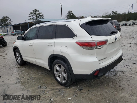 2016 Toyota Highlander Hybrid Limited with VIN 5TDDCRFH4GS017708, listed as a Copart auction lot 82051443 with 243,591 mi miles. Bid and sale history available at carsss.com. Image 2.