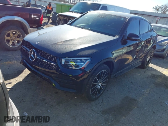 2022 Mercedes-Benz GLC with VIN W1N0J8EB6NG039012, listed as a IAAI auction lot 41561378 with 44,498 mi miles. Bid and sale history available at carsss.com. Image 2.